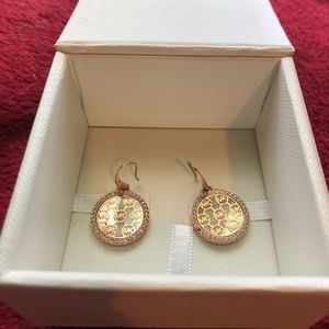 Michael Kors Gold, Mother of Pearl drop Earrings